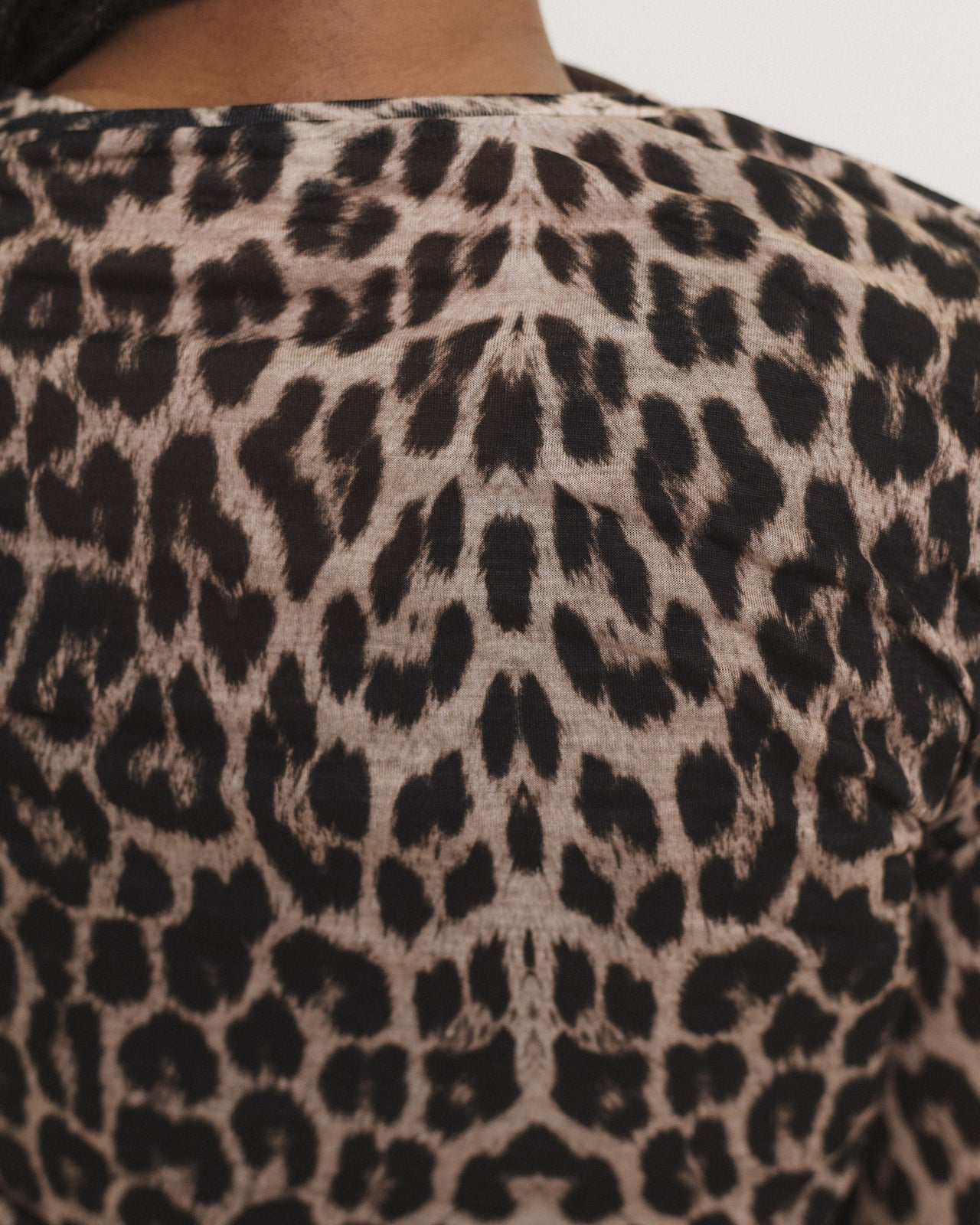 Long Sleeve Tee - Circulose Jersey - Leopard