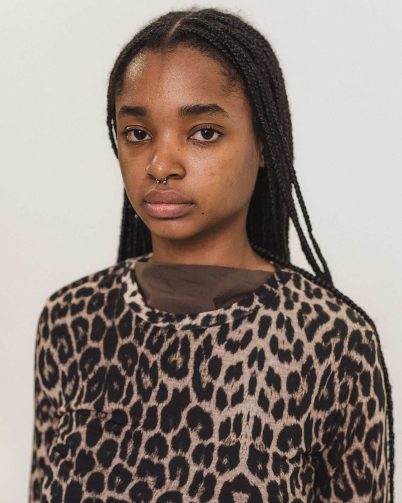 Long Sleeve Tee - Circulose Jersey - Leopard