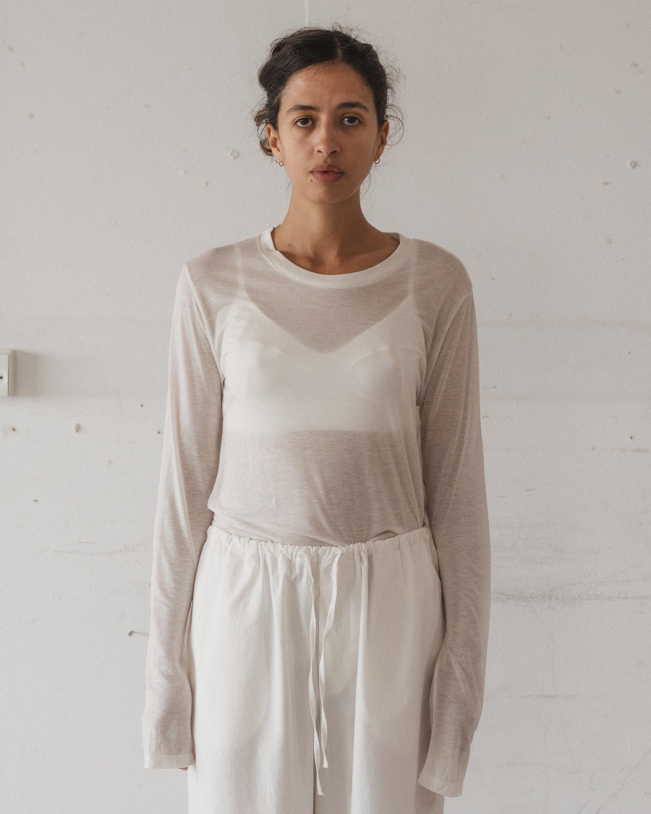 Long Sleeve Tee - Bamboo Lyocell - Undyed