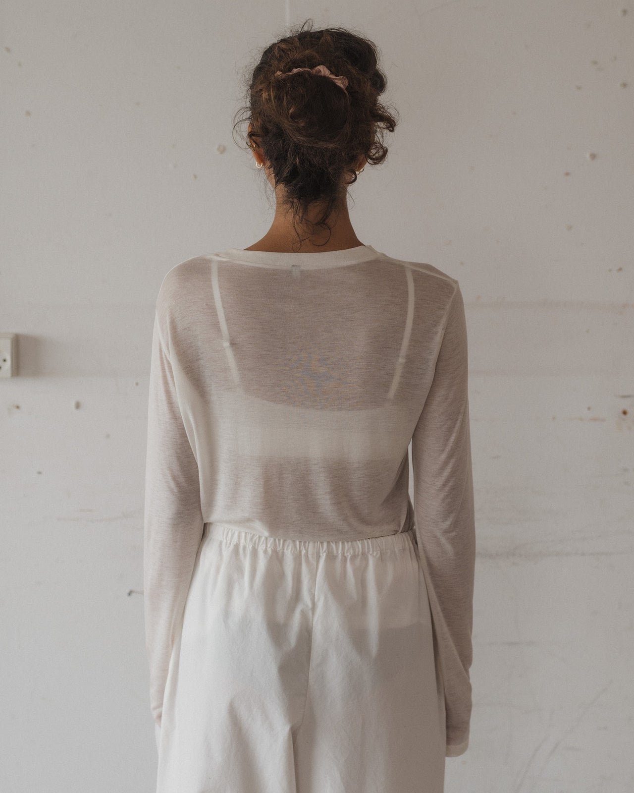 Long Sleeve Tee - Bamboo Lyocell - Undyed