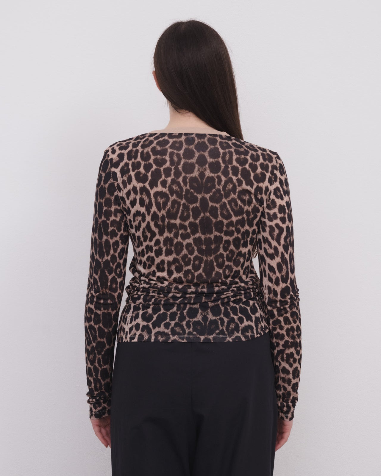 Long Sleeve Tee - Circulose Jersey - Leopard