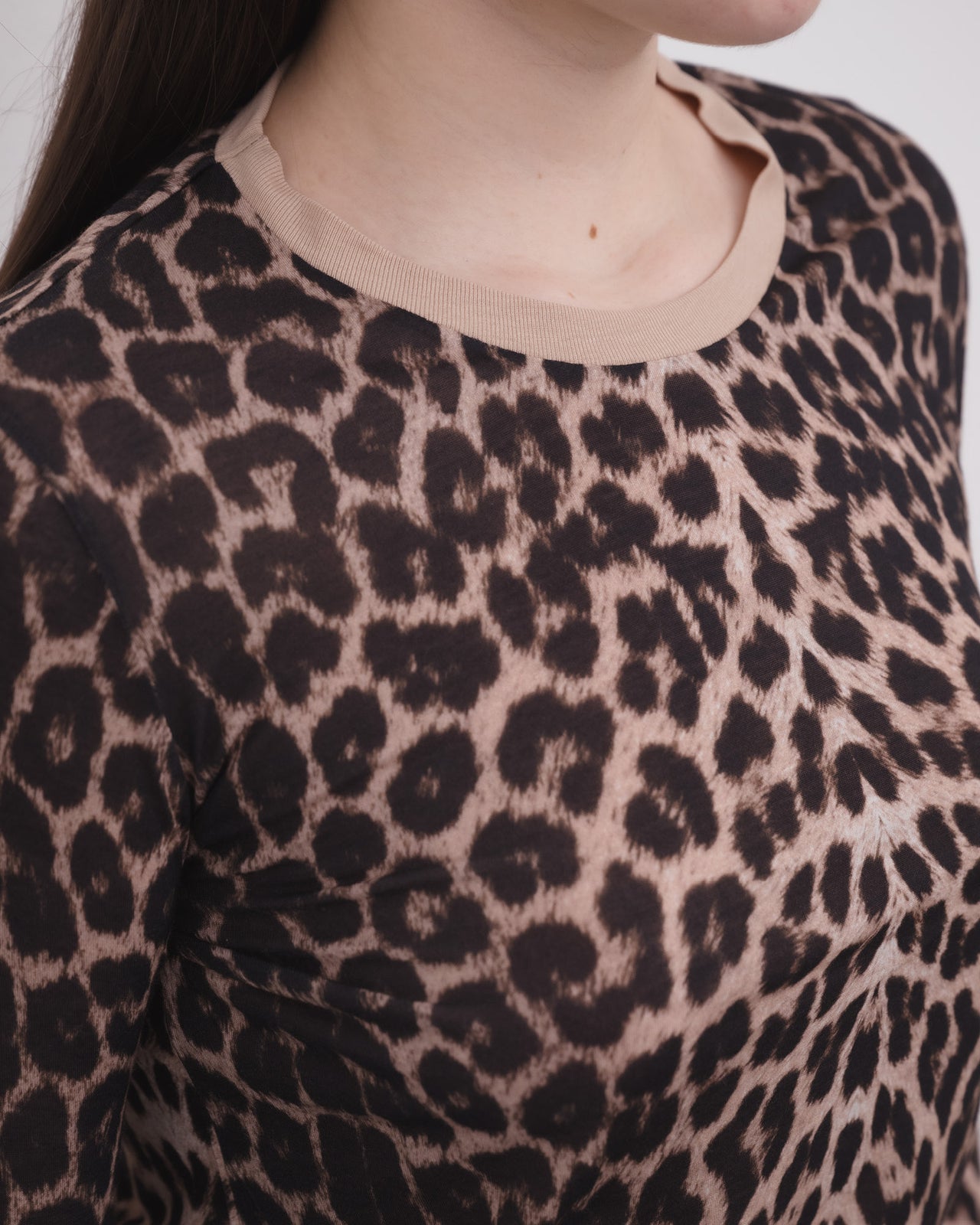 Long Sleeve Tee - Circulose Jersey - Leopard