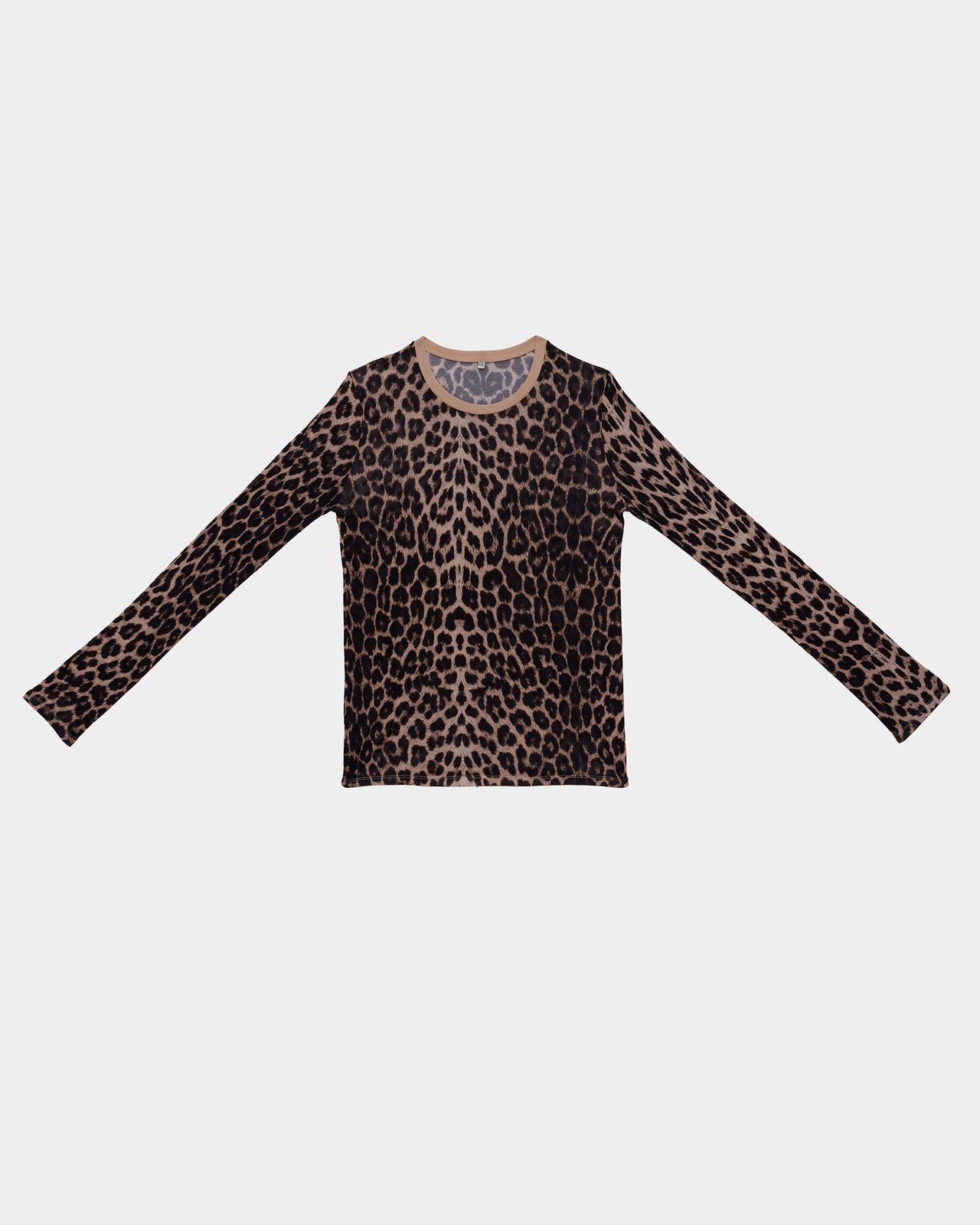 Long Sleeve Tee - Circulose Jersey - Leopard