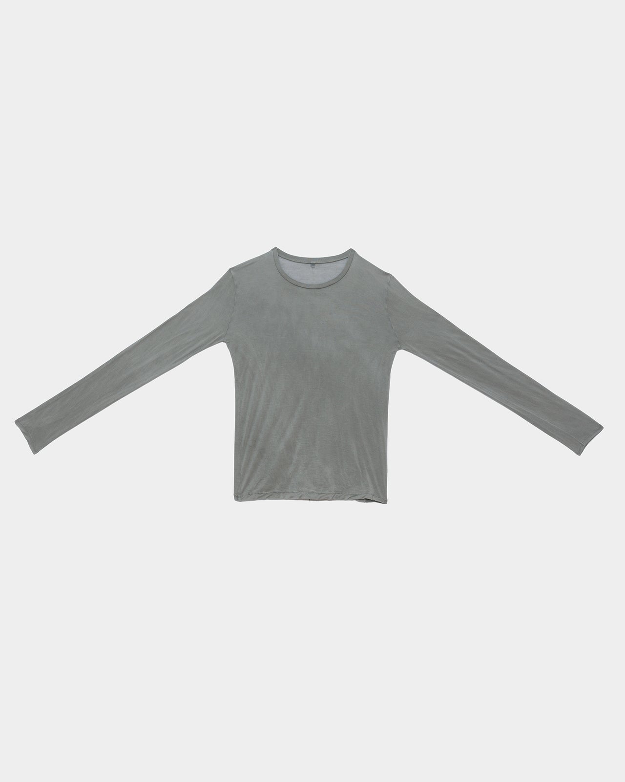 Long Sleeve Tee - Bamboo Lyocell - Gilda Grey