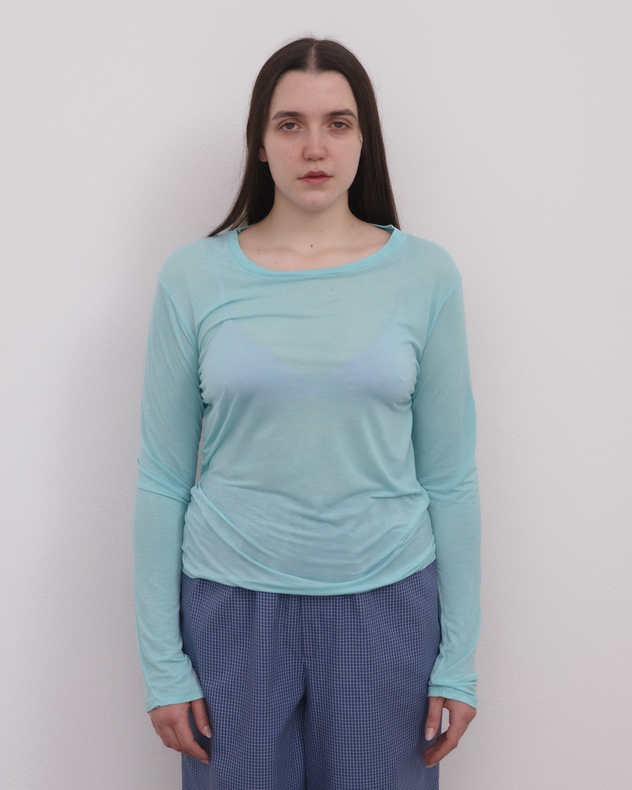 Long Sleeve Tee - Bamboo Lyocell - Tomen Green