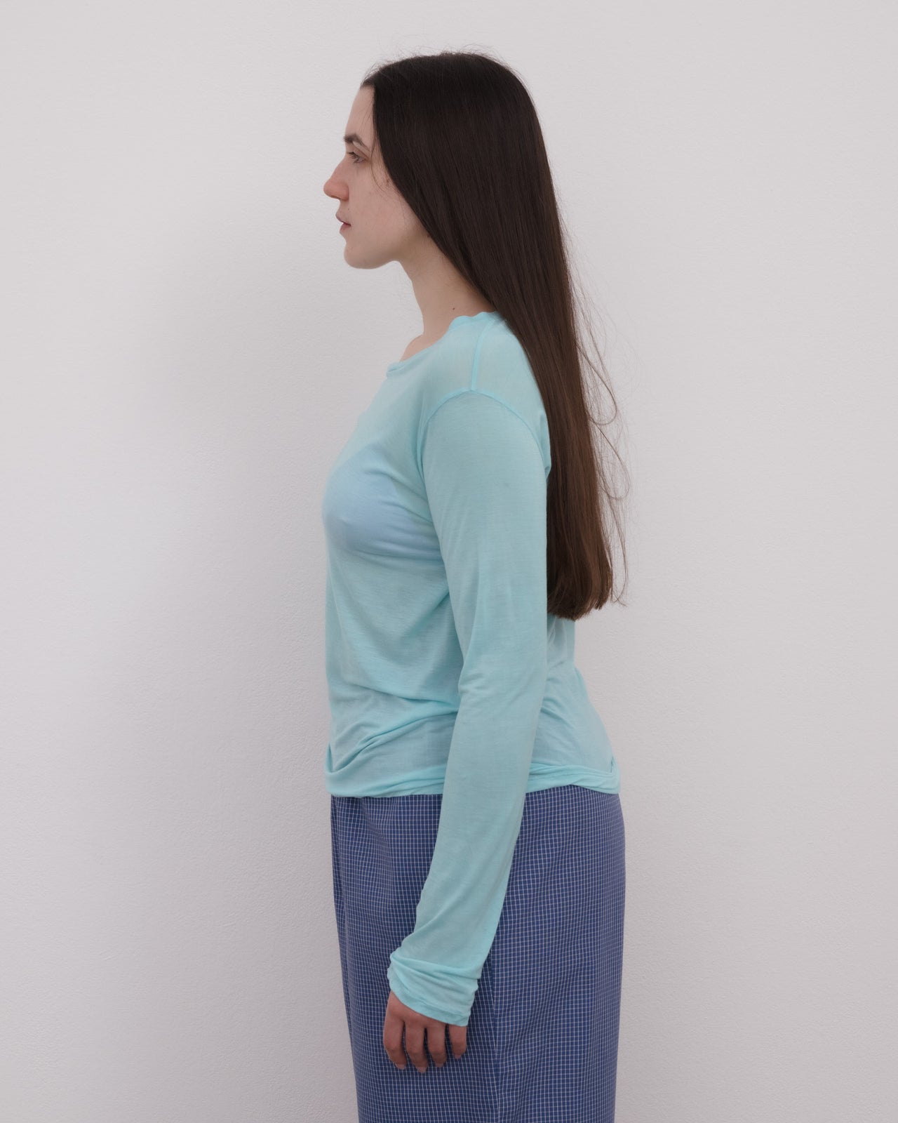 Long Sleeve Tee - Bamboo Lyocell - Tomen Green