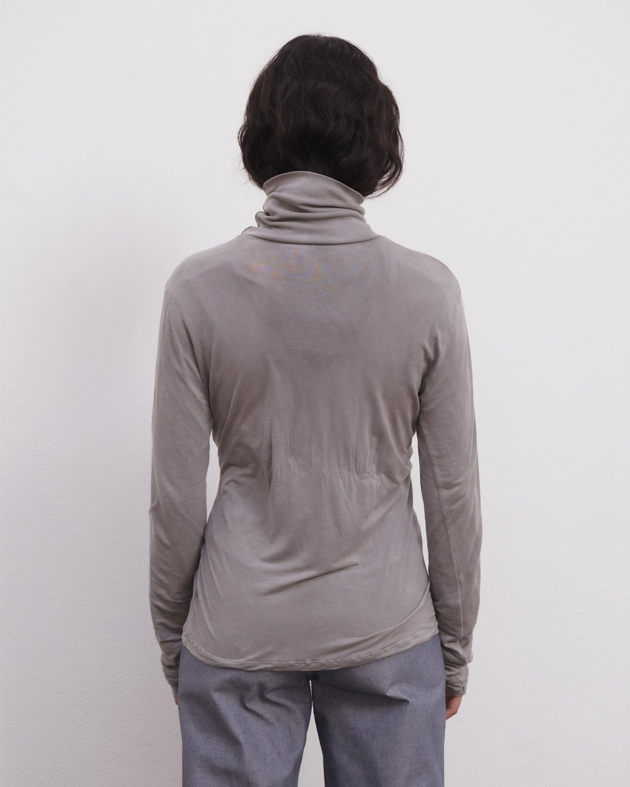 Long Sleeve Turtleneck - Bamboo Lyocell - Gilda Grey