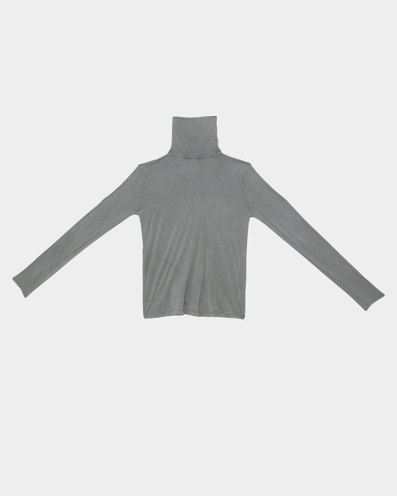Long Sleeve Turtleneck - Bamboo Lyocell - Gilda Grey
