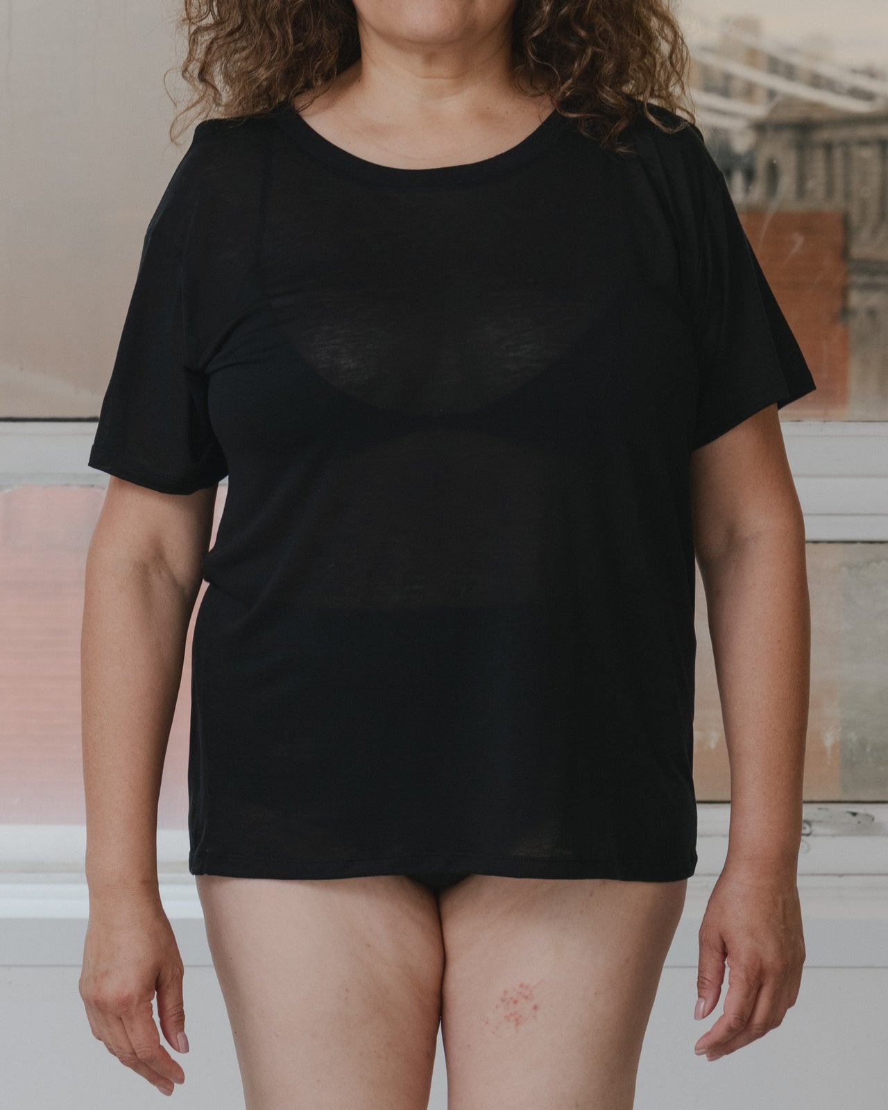 Loose Tee - Bamboo Lyocell - Black