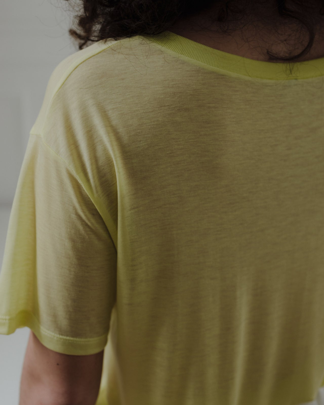 Loose Tee Shirt - Bamboo Lyocell - Lime