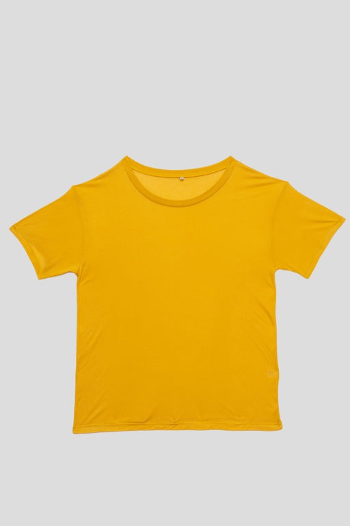 Loose Tee - Bamboo Jersey - Cafa Yellow - AU22