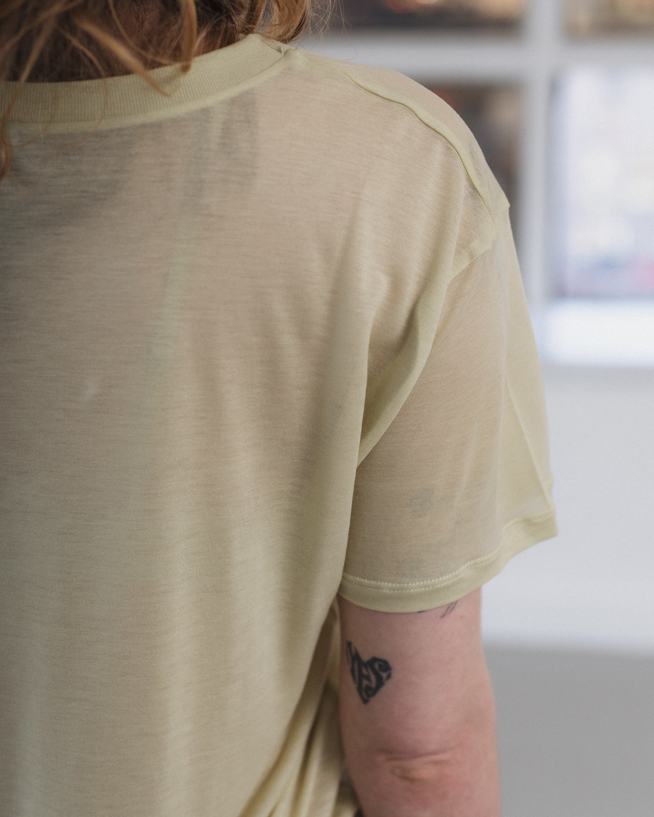 Loose Tee Shirt - Bamboo Lyocell - Pier Green