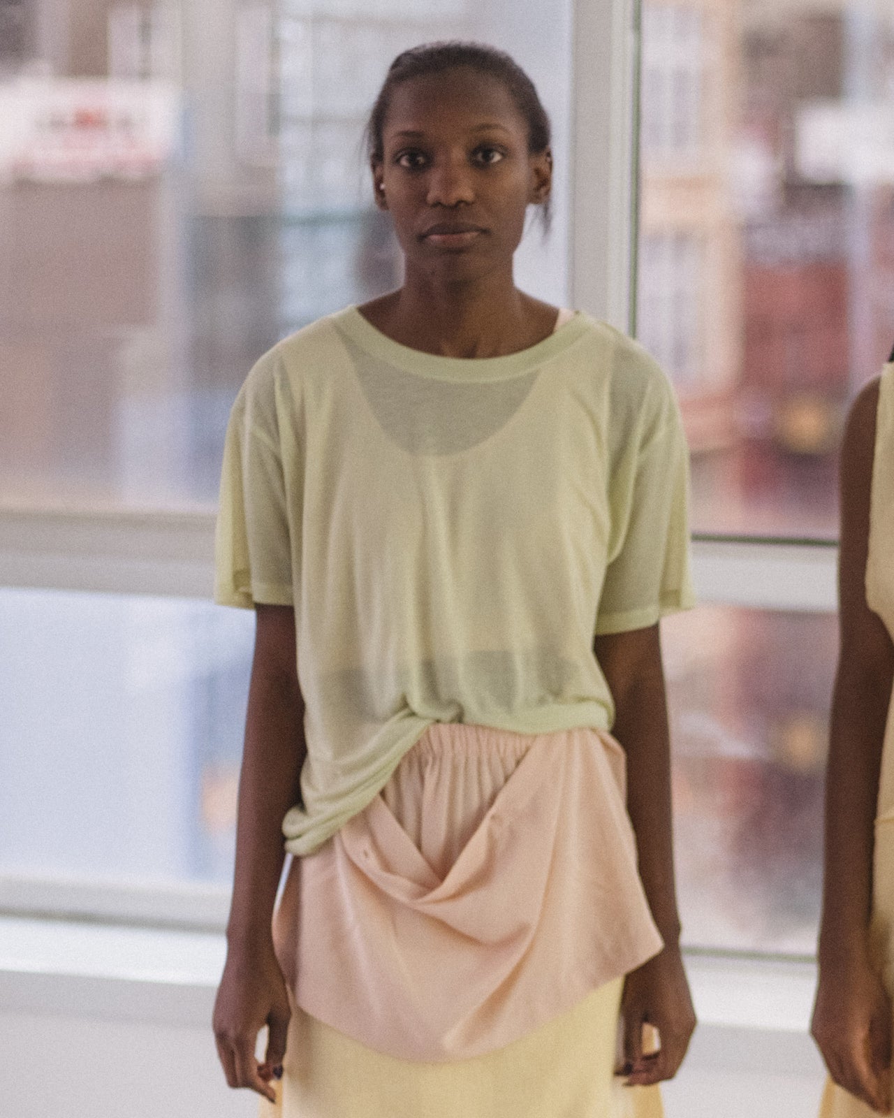 Loose Tee Shirt - Bamboo Lyocell - Pier Green