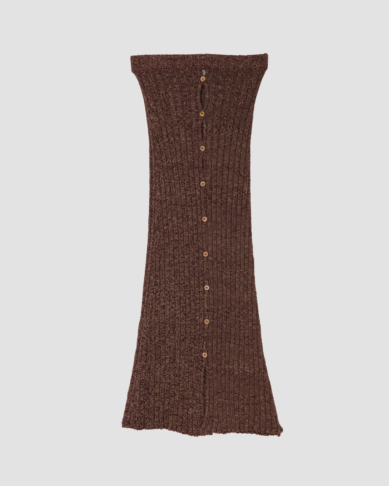 Loulou Skirt - Organic Cotton - Burgundy Melange - WT23