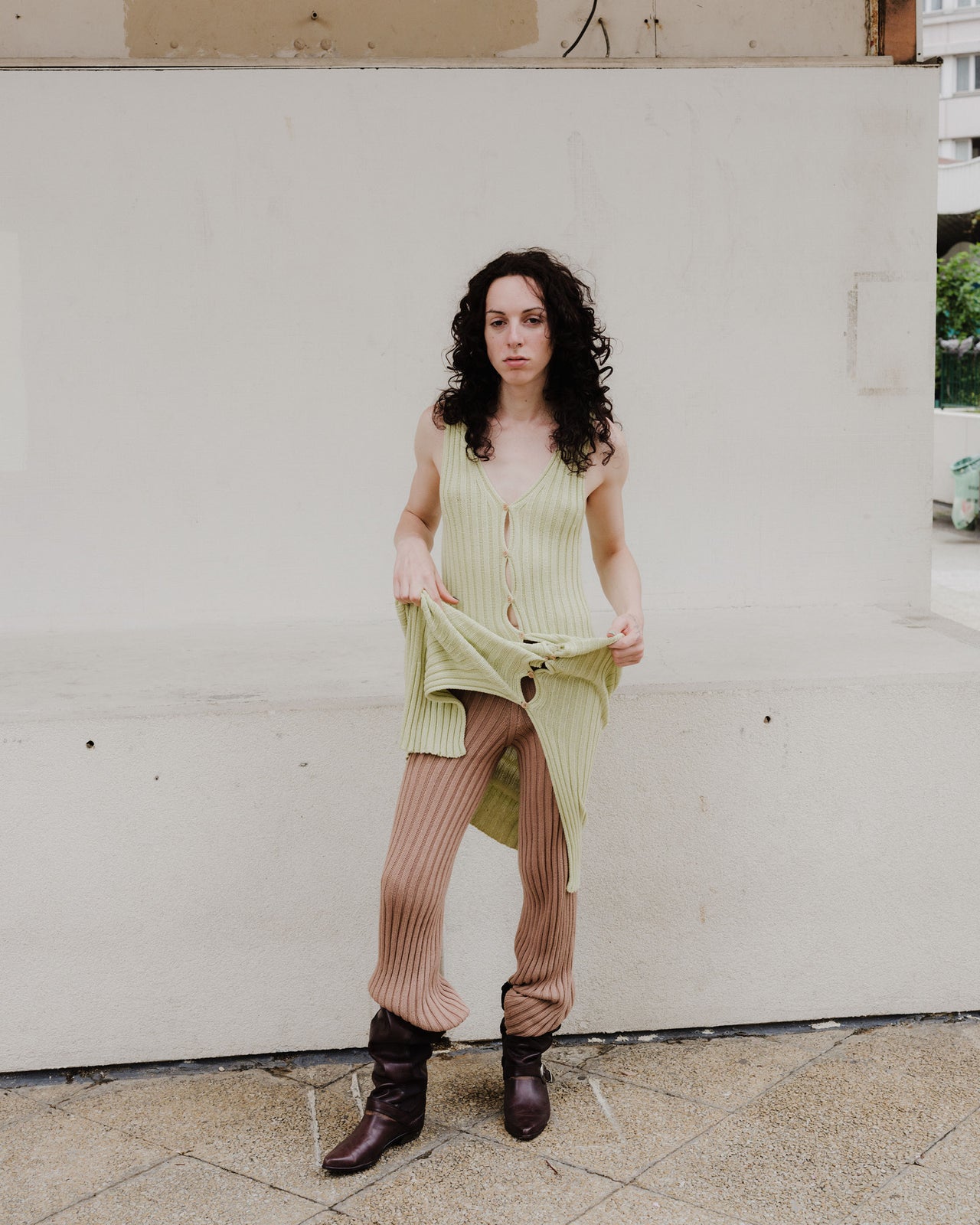 Loulou Sleeveless Dress - Organic Cotton  - Mimosa