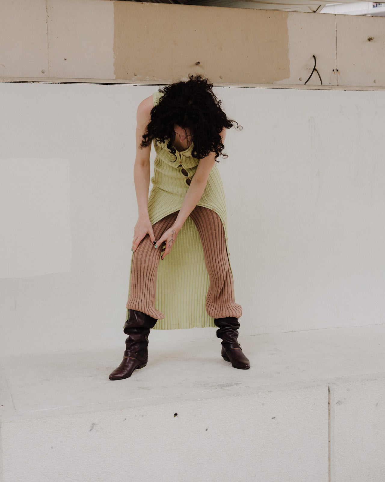 Loulou Sleeveless Dress - Organic Cotton  - Mimosa