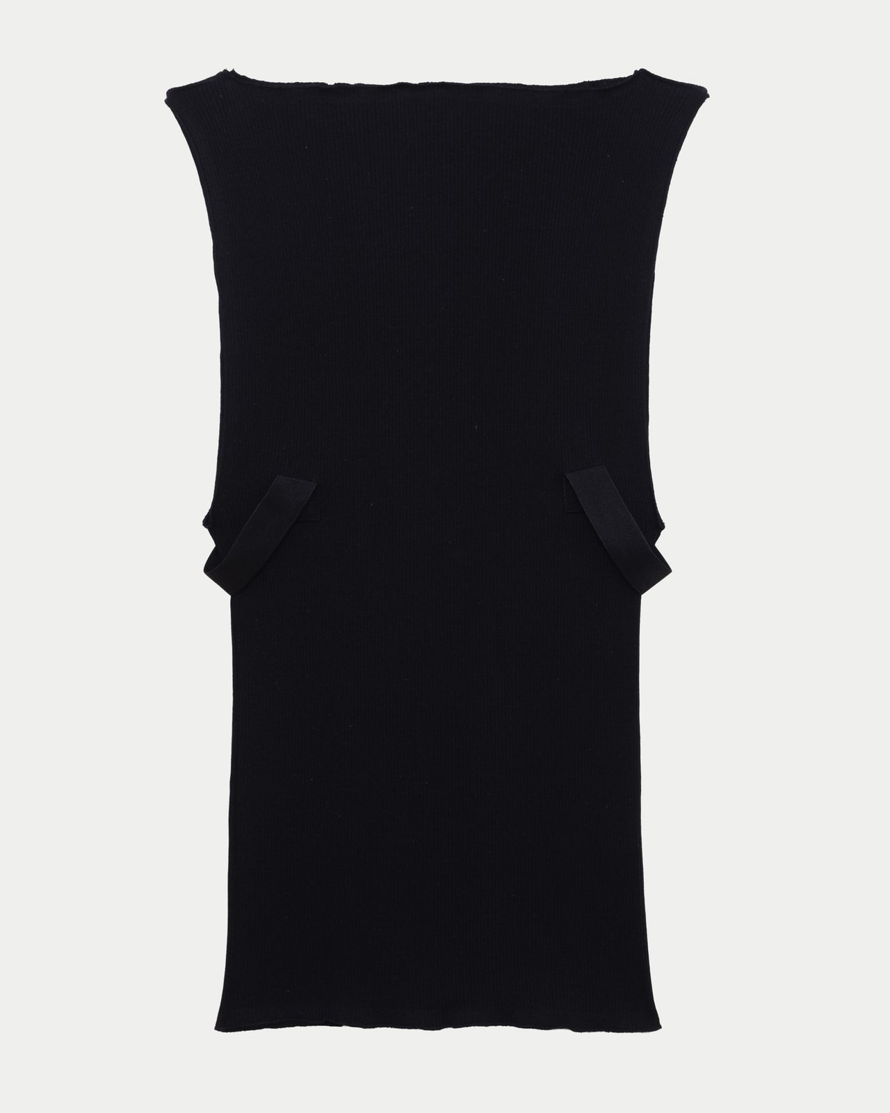 Lud Top - Recycled Cotton Rib - Black