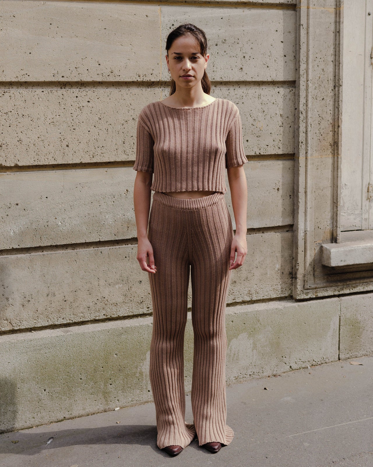 Macau Tee Shirt - Organic Cotton - Brandy