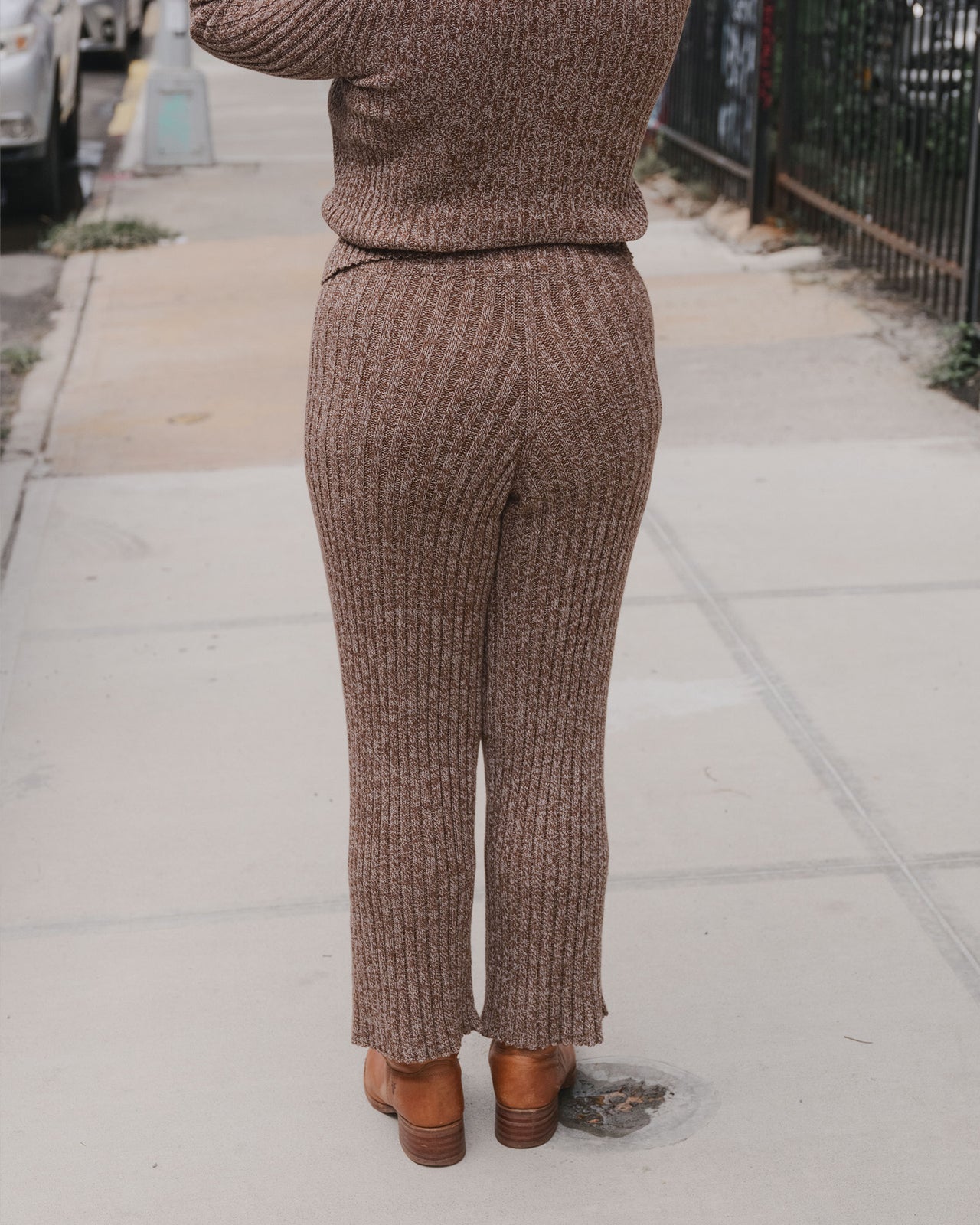 Maru Pants - Organic Cotton - Grey Brown Melange