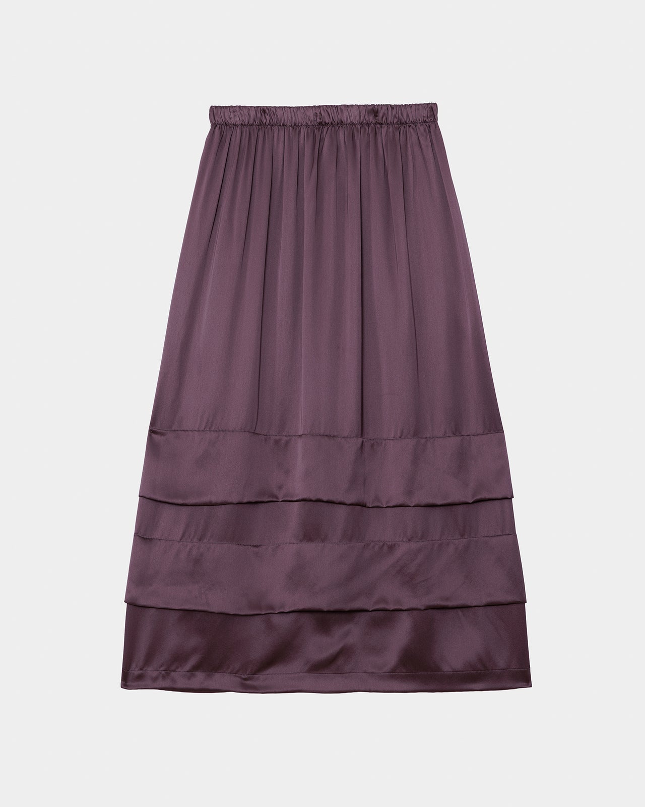 Mason Skirt - Silk Satin - Laco Purple