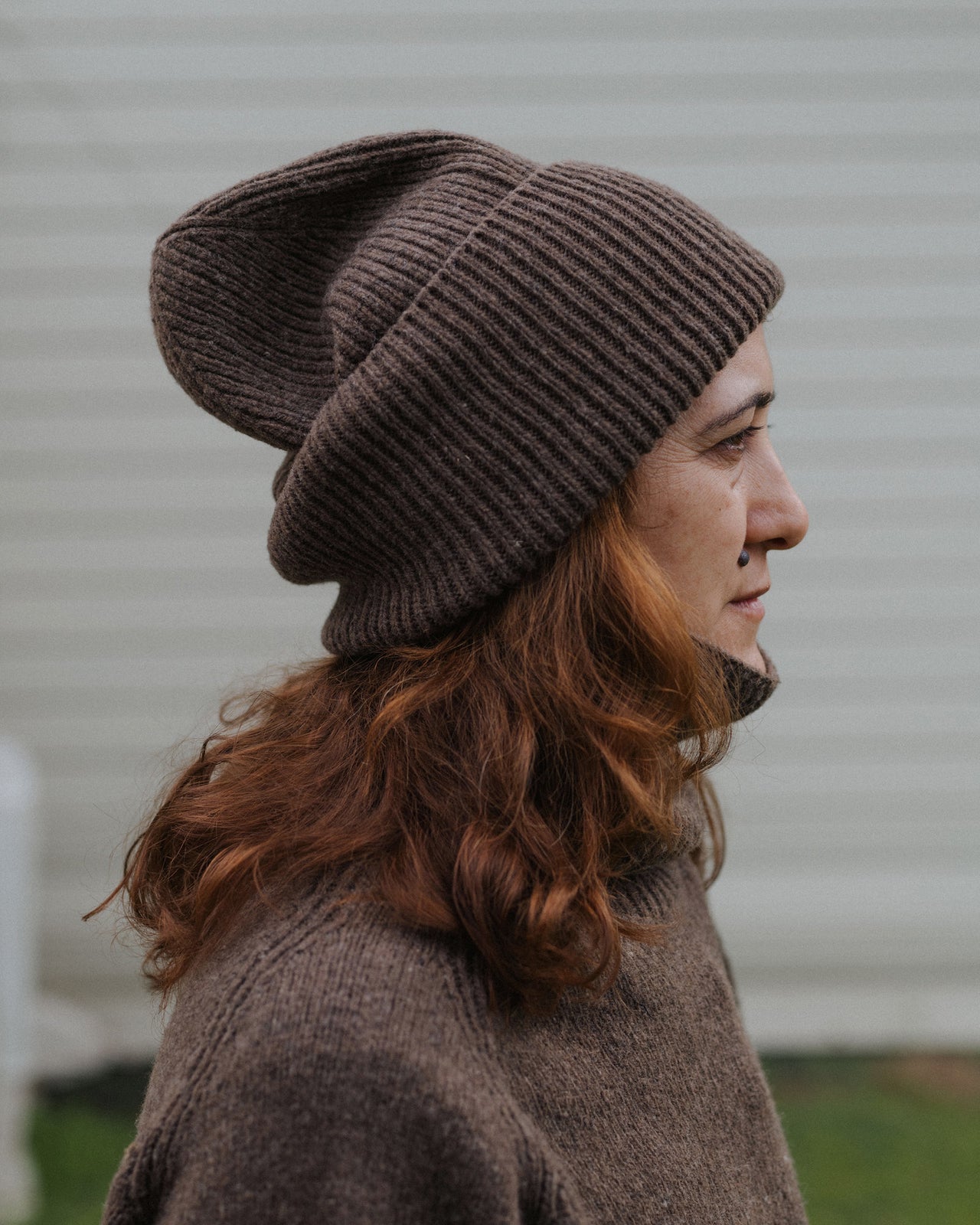 Mea Beanie - Arles Merino Wool - Burel Brown
