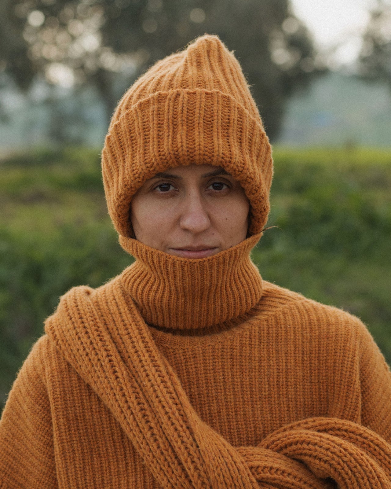 Mea Beanie - Arles Merino Wool - Clair Orange