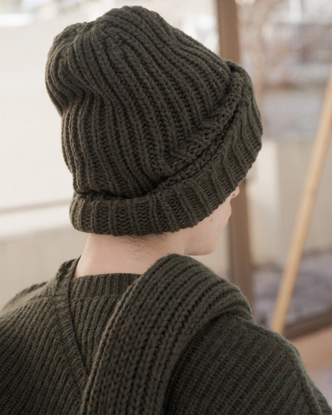 Mea Beanie - Recycled Wool - Foret