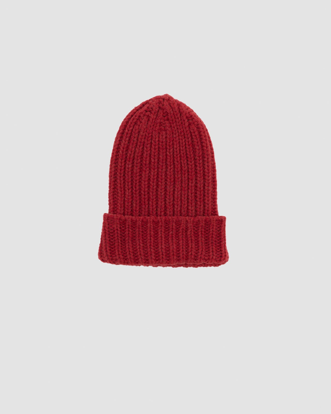 Mea Beanie - Recycled Wool - Red