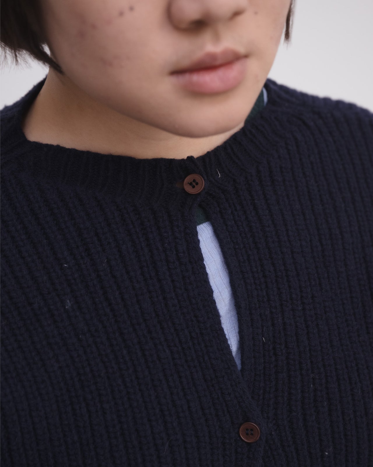 Mea Cardigan - Arles Merino Wool - Navy