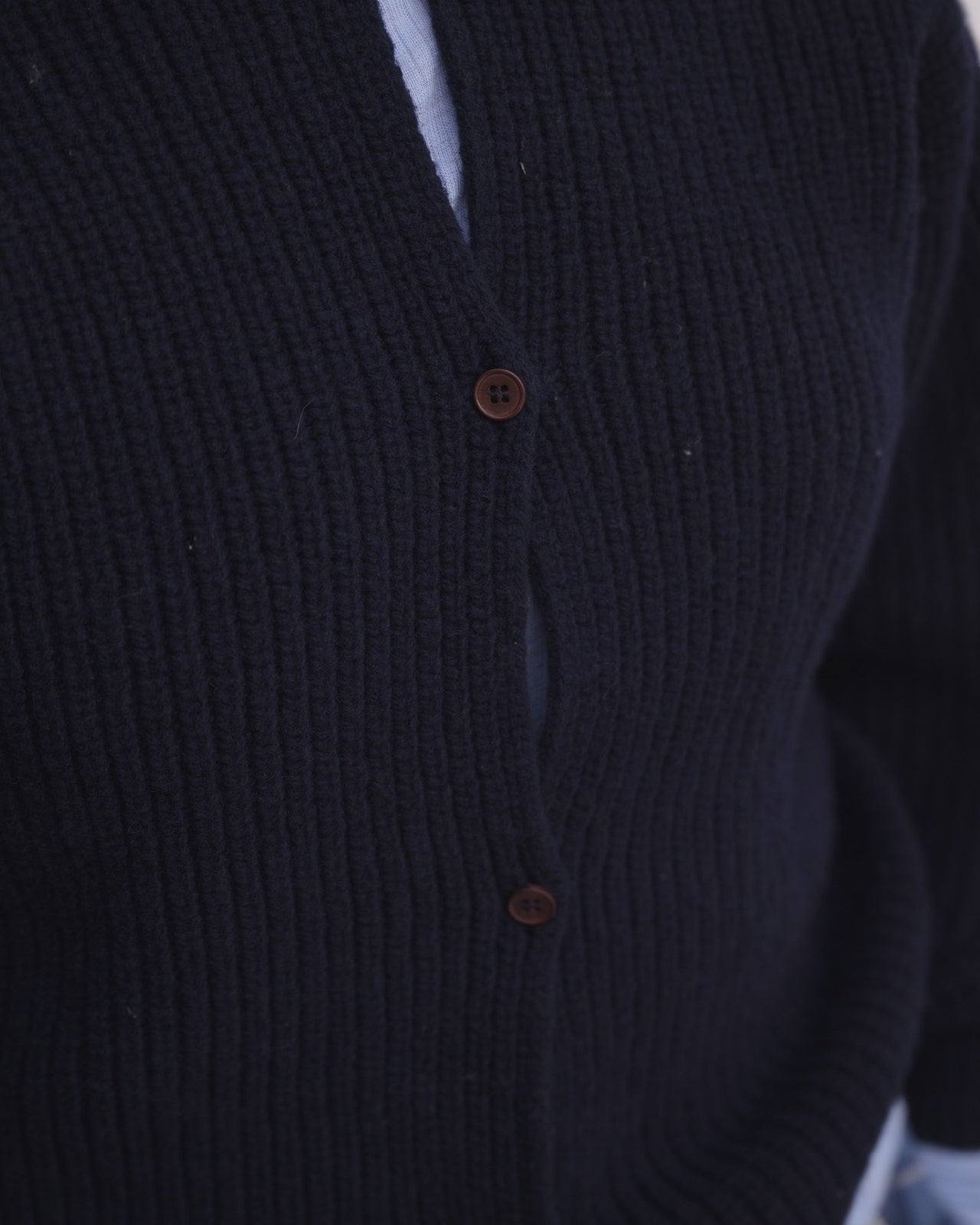 Mea Cardigan - Arles Merino Wool - Navy