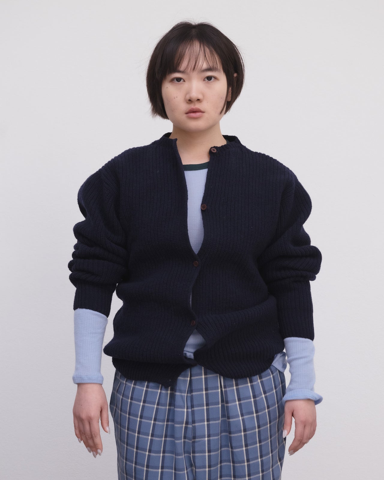 Mea Cardigan - Arles Merino Wool - Navy
