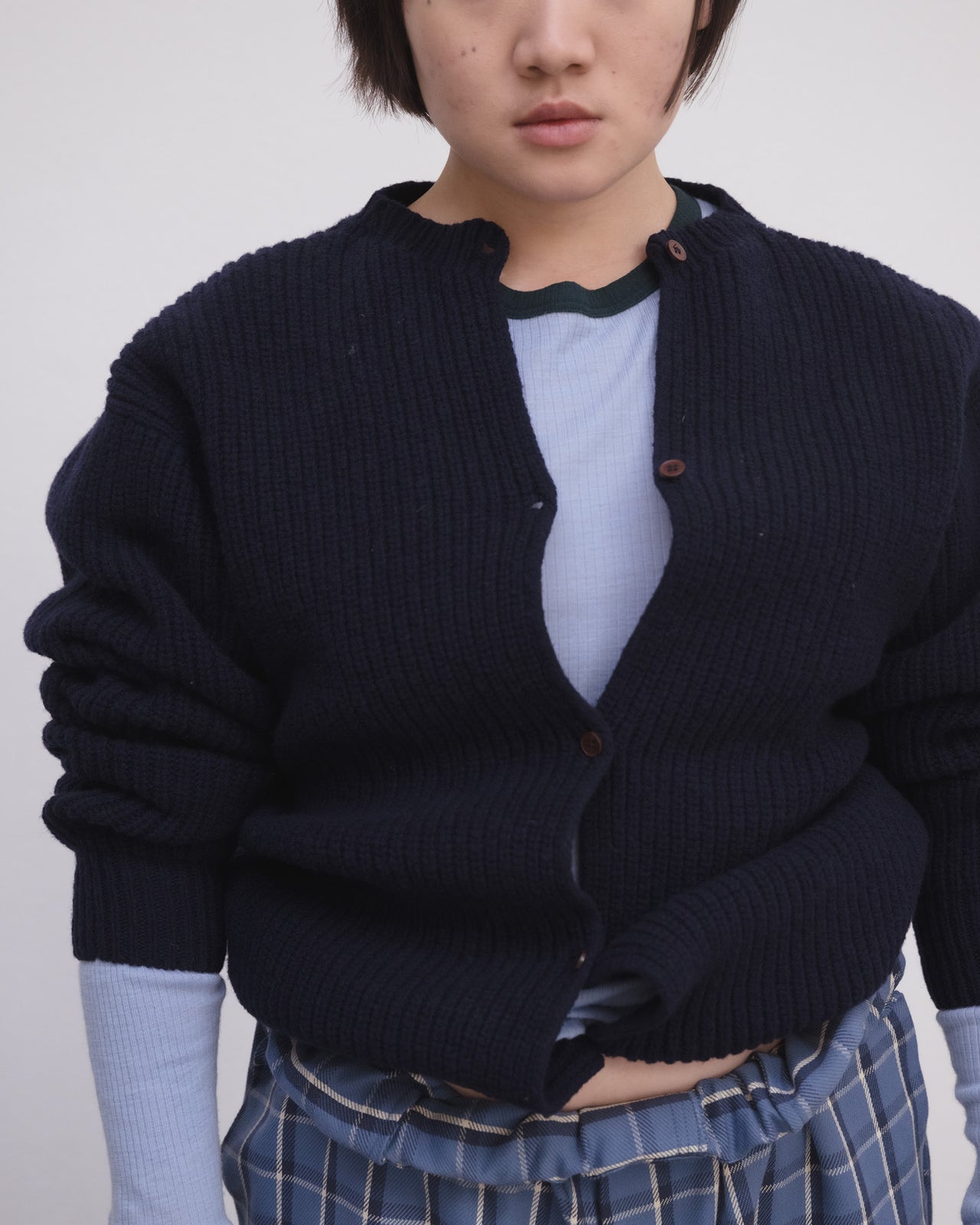 Mea Cardigan - Arles Merino Wool - Navy