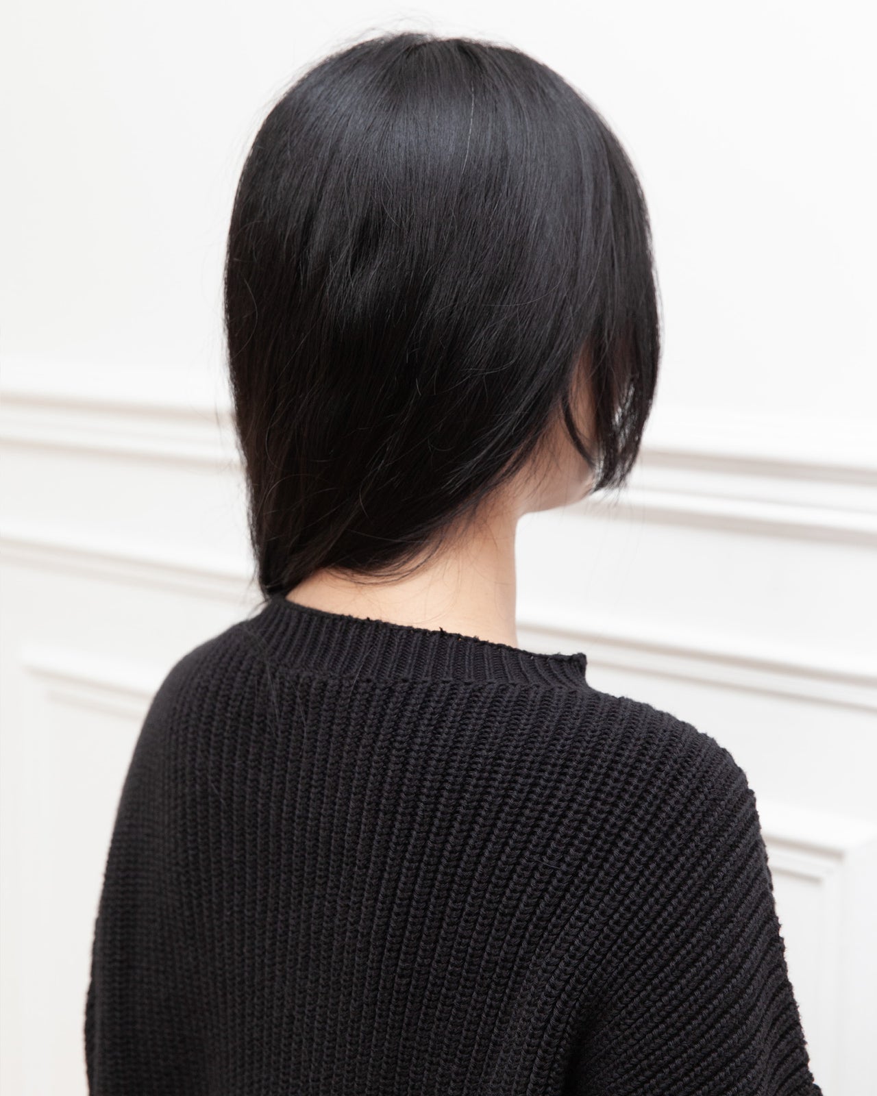 Mea Pullover - Organic Cotton Knit - Black
