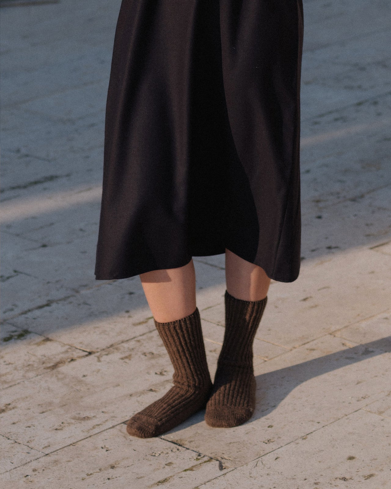 Mea Socks - Arles Merino Wool - Burel Brown