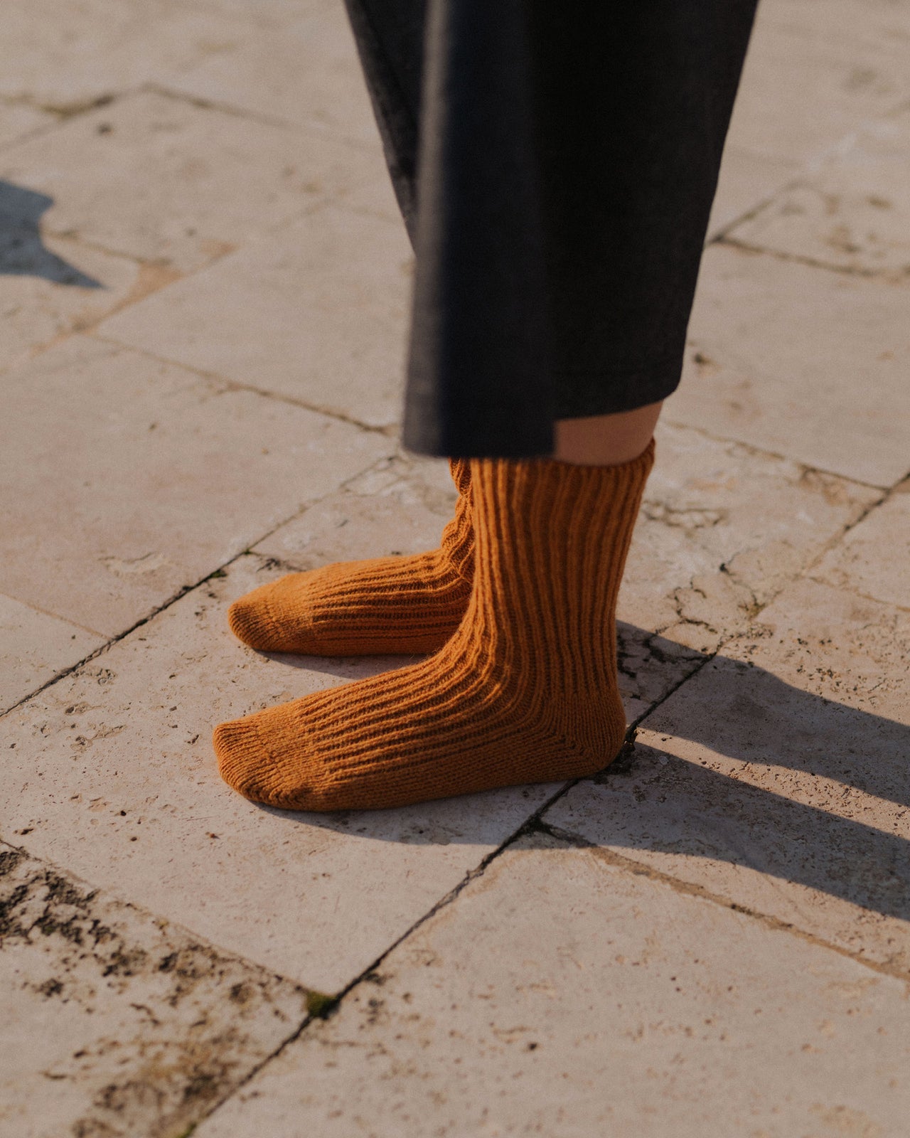 Mea Socks - Arles Merino Wool - Clair Orange
