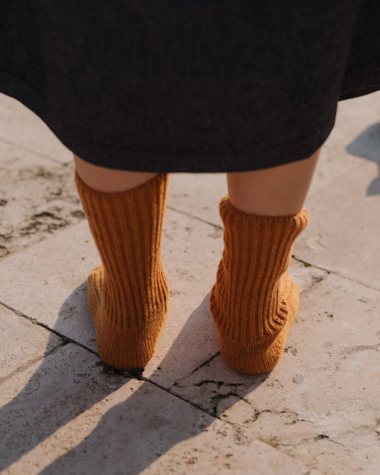Mea Socks - Arles Merino Wool - Clair Orange