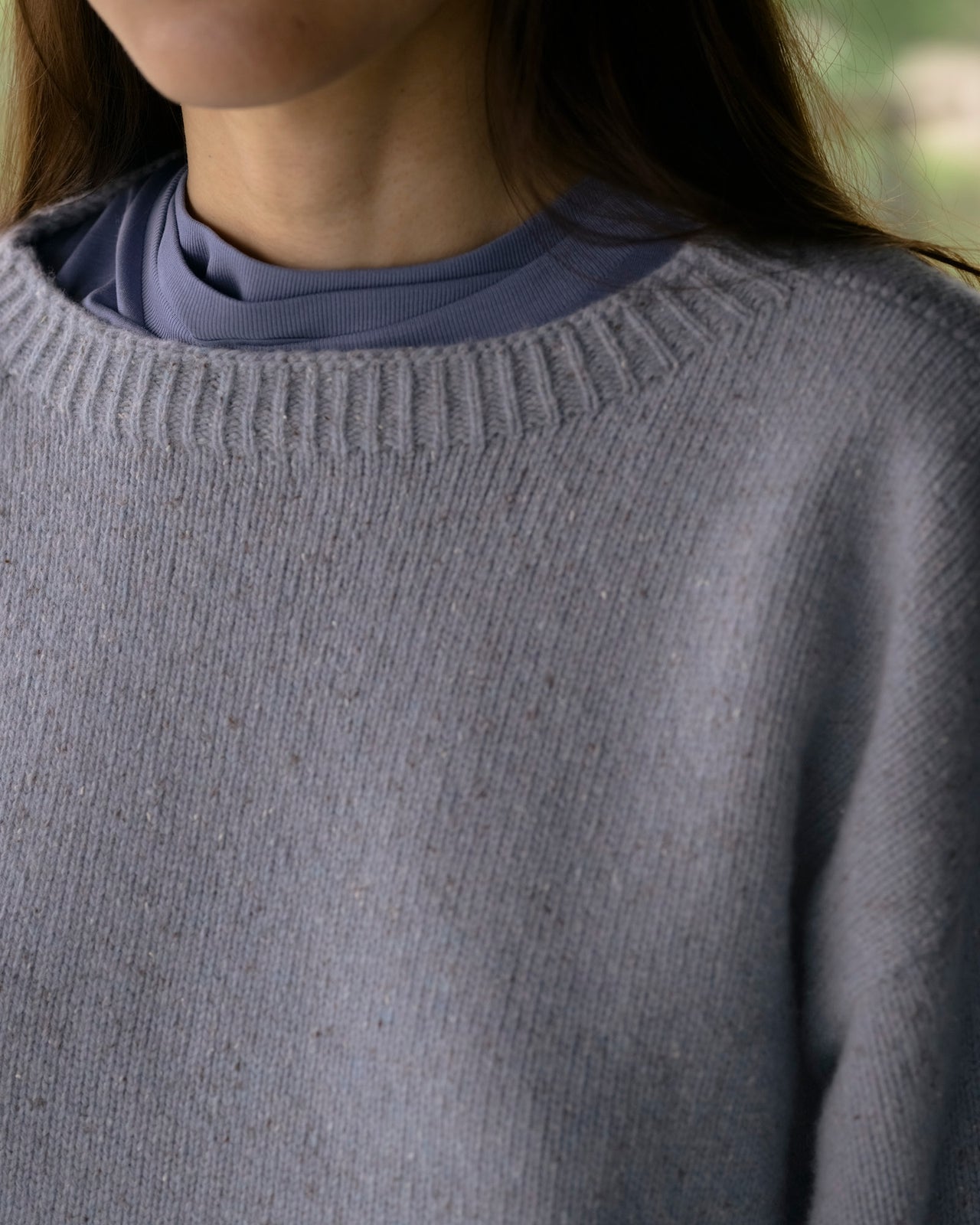 Mea Sweater - Recycled Wool - Ocean