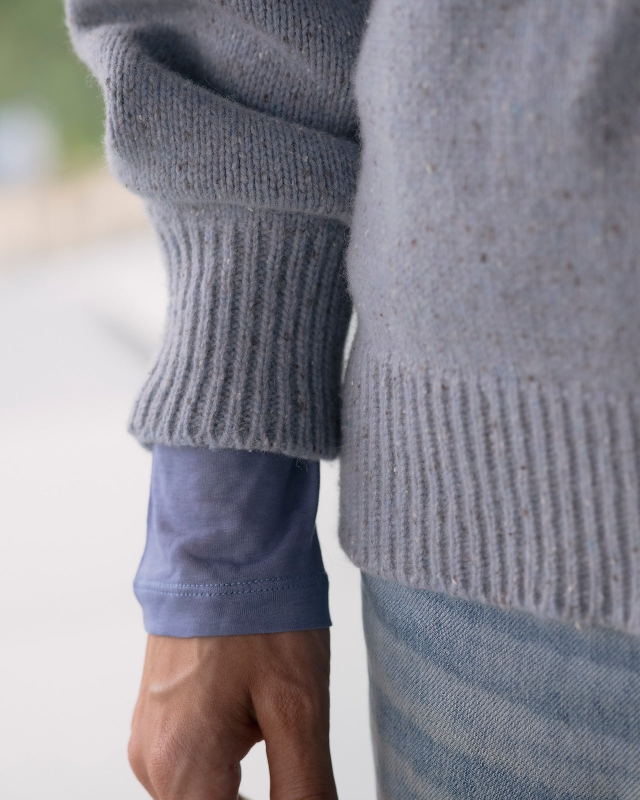 Mea Sweater - Recycled Wool - Ocean