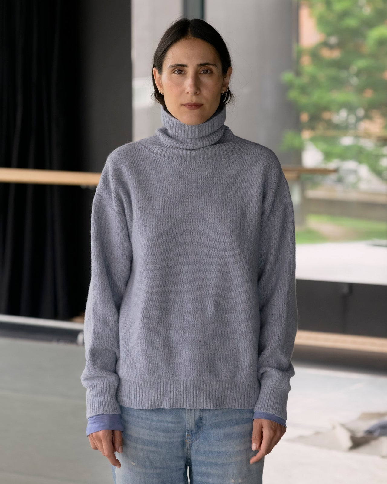 Mea Turtleneck - Recycled Wool - Ocean