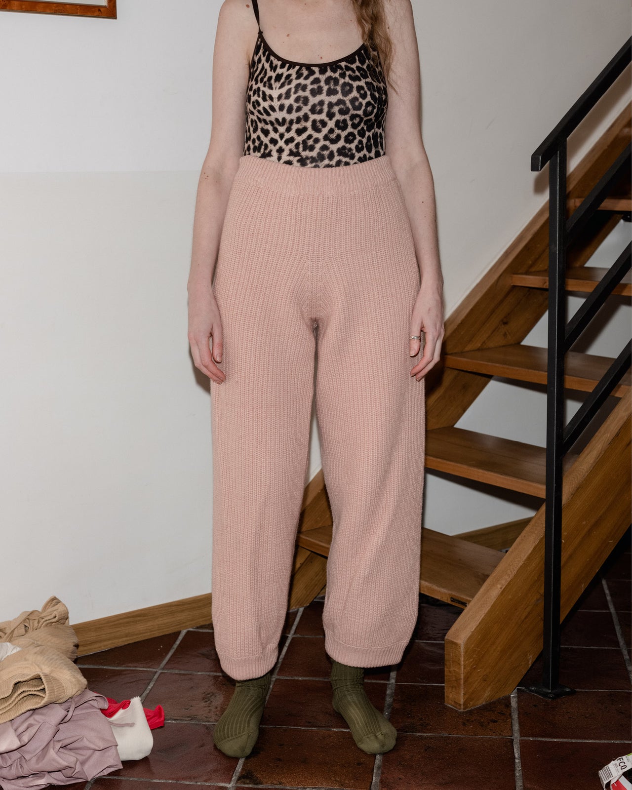 Mea Pants - Recycled Wool - Pink Fa - WT23