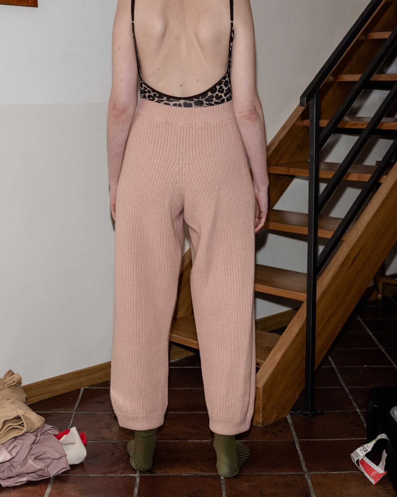 Mea Pants - Recycled Wool - Pink Fa - WT23