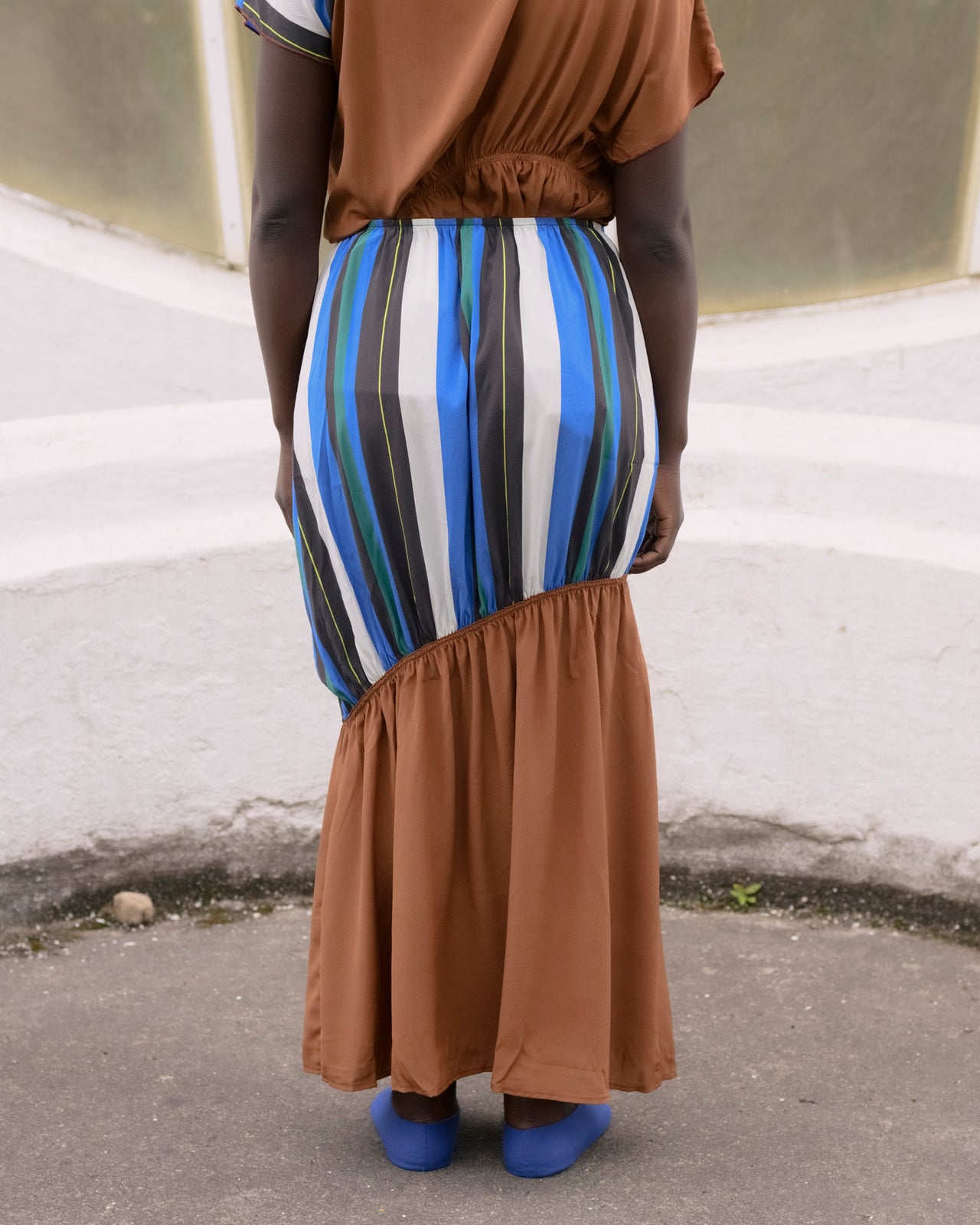 Meco Skirt - Silk Crepe - Ocular