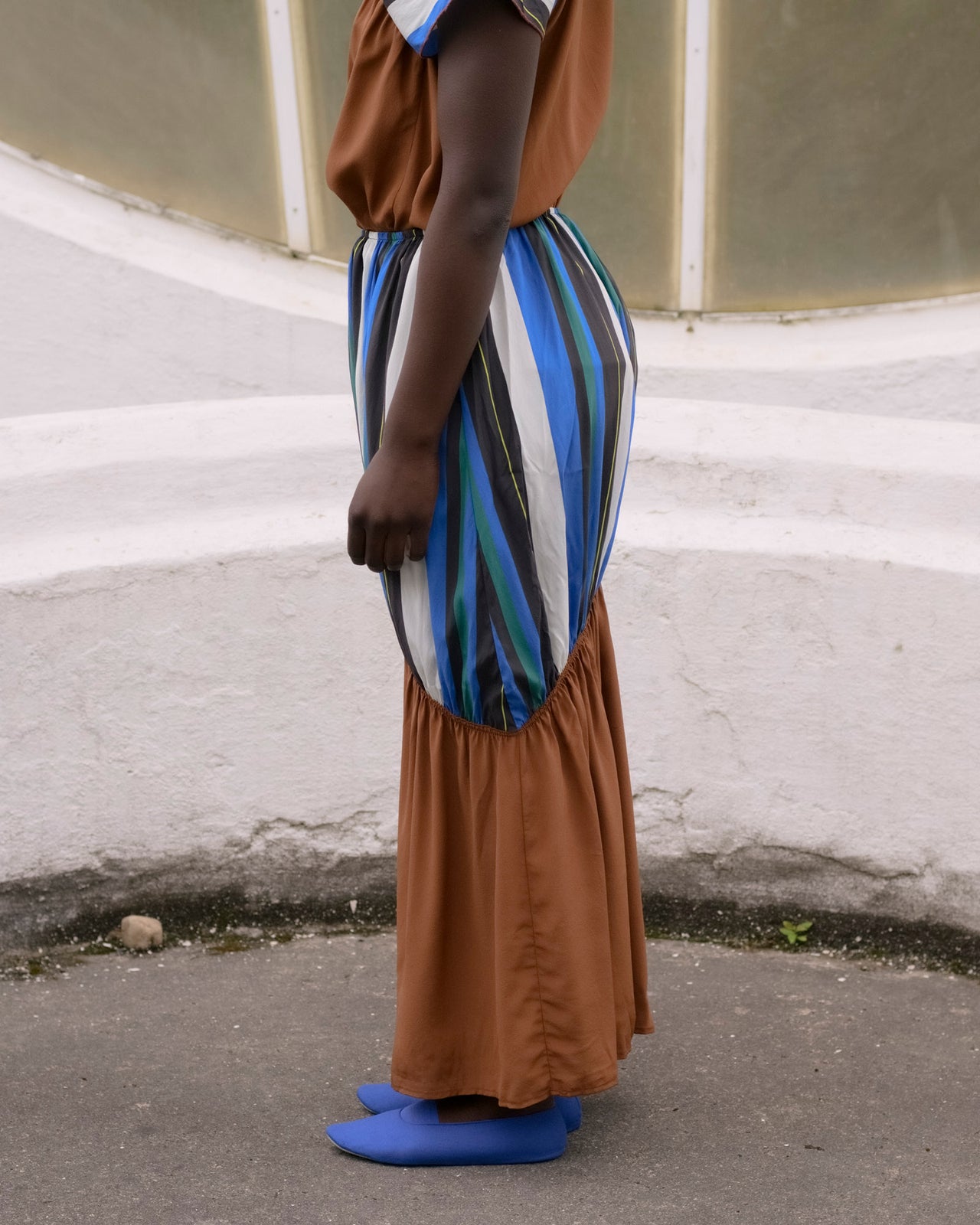 Meco Skirt - Silk Crepe - Ocular