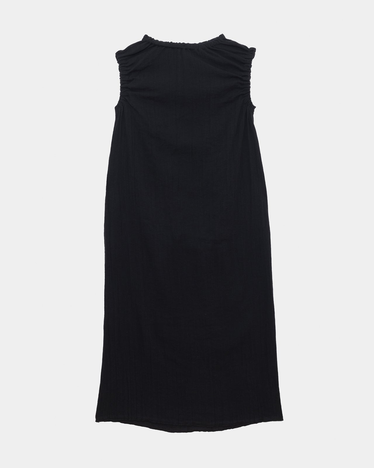 Mia Dress - Crinkle Linen - Black