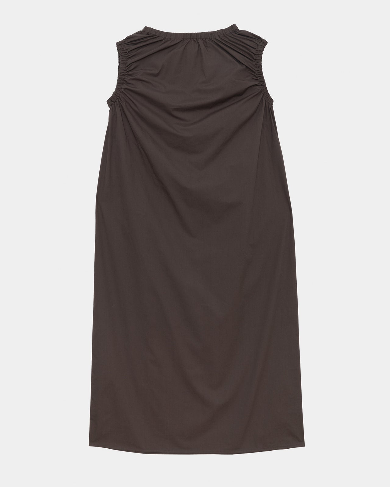 Mia Dress - Organic Cotton Poplin - Mara Brown