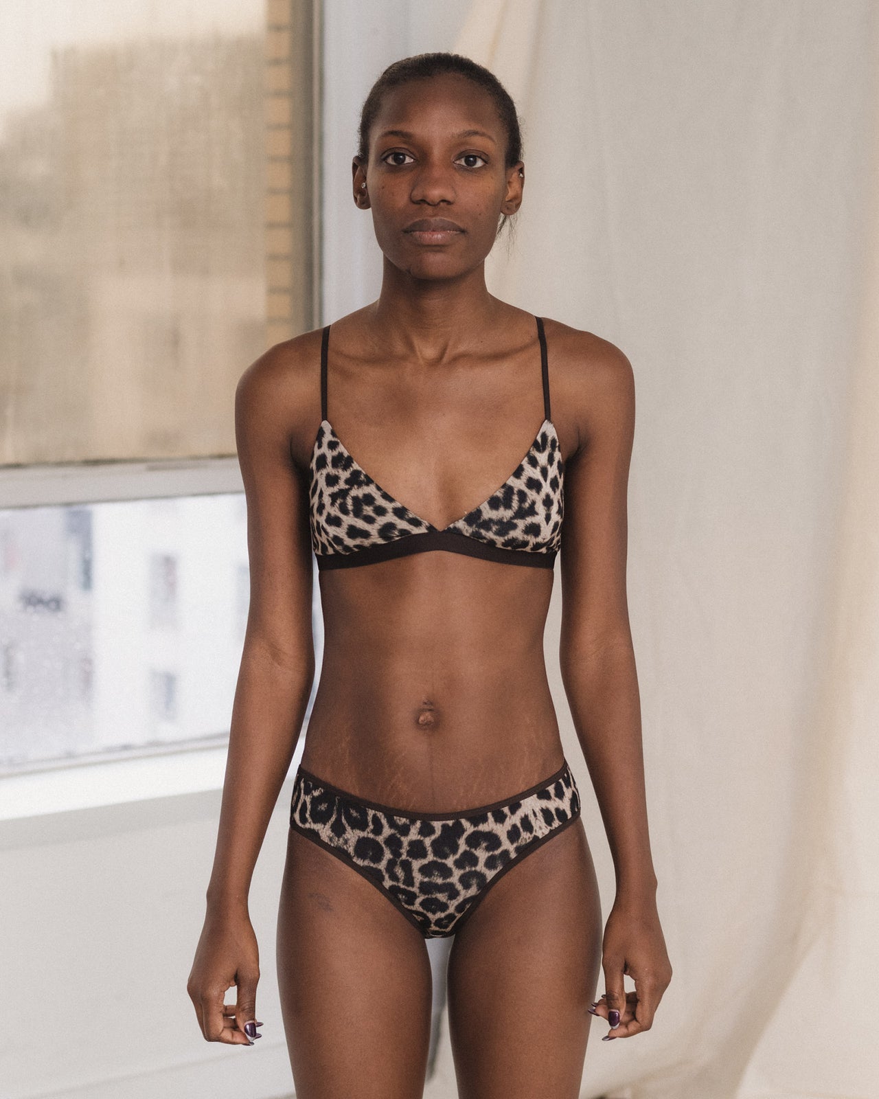 Mississippi Bra - Circulose Jersey - Leopard
