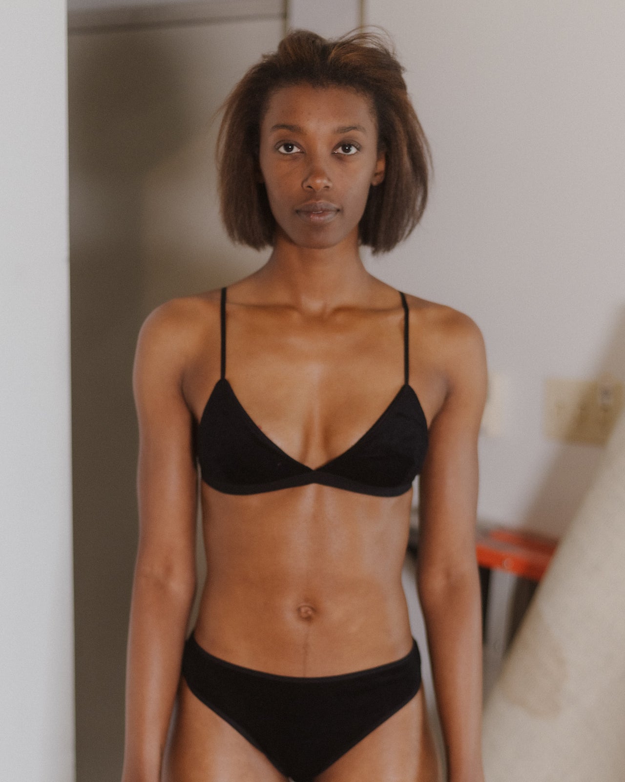 Mississippi Bra - Ecovero Velour - Black