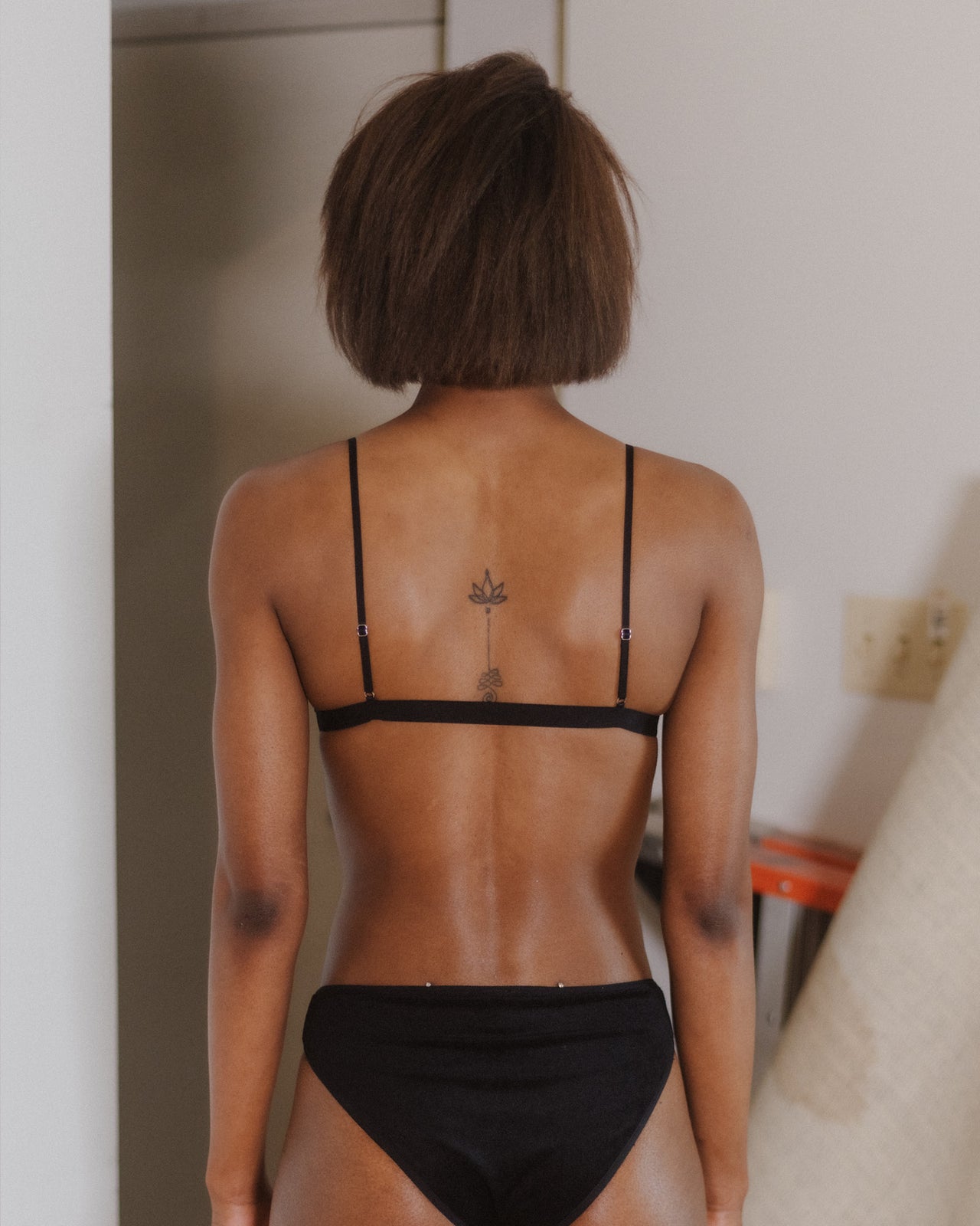 Mississippi Bra - Ecovero Velour - Black