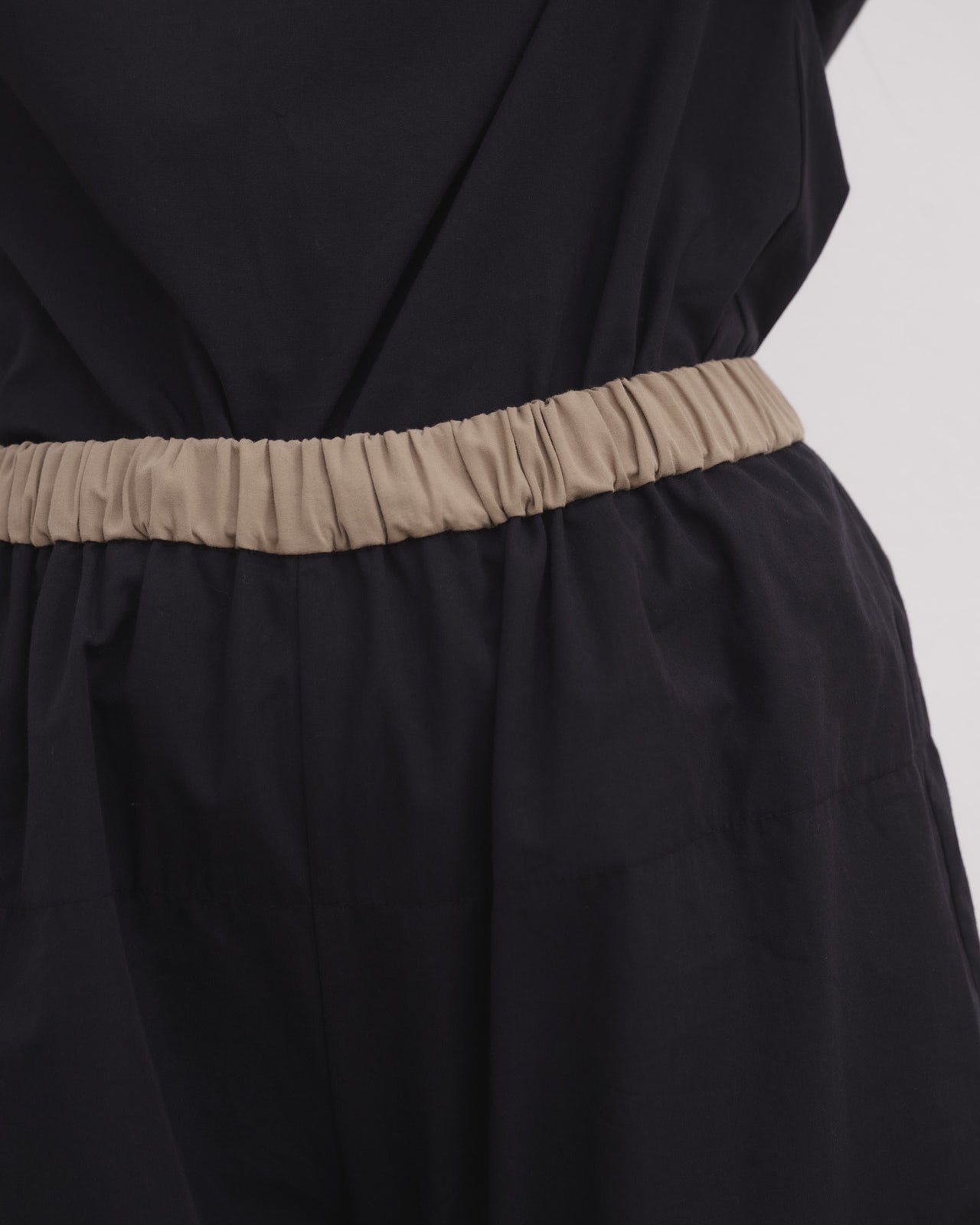 Moy Pants - Organic Cotton Poplin - Black / Khaki