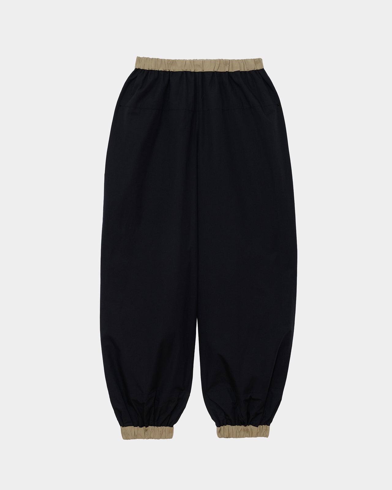 Moy Pants - Organic Cotton Poplin - Black / Khaki